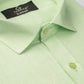 Green COLOR LINEN COTTON SHIRT FOR MEN
