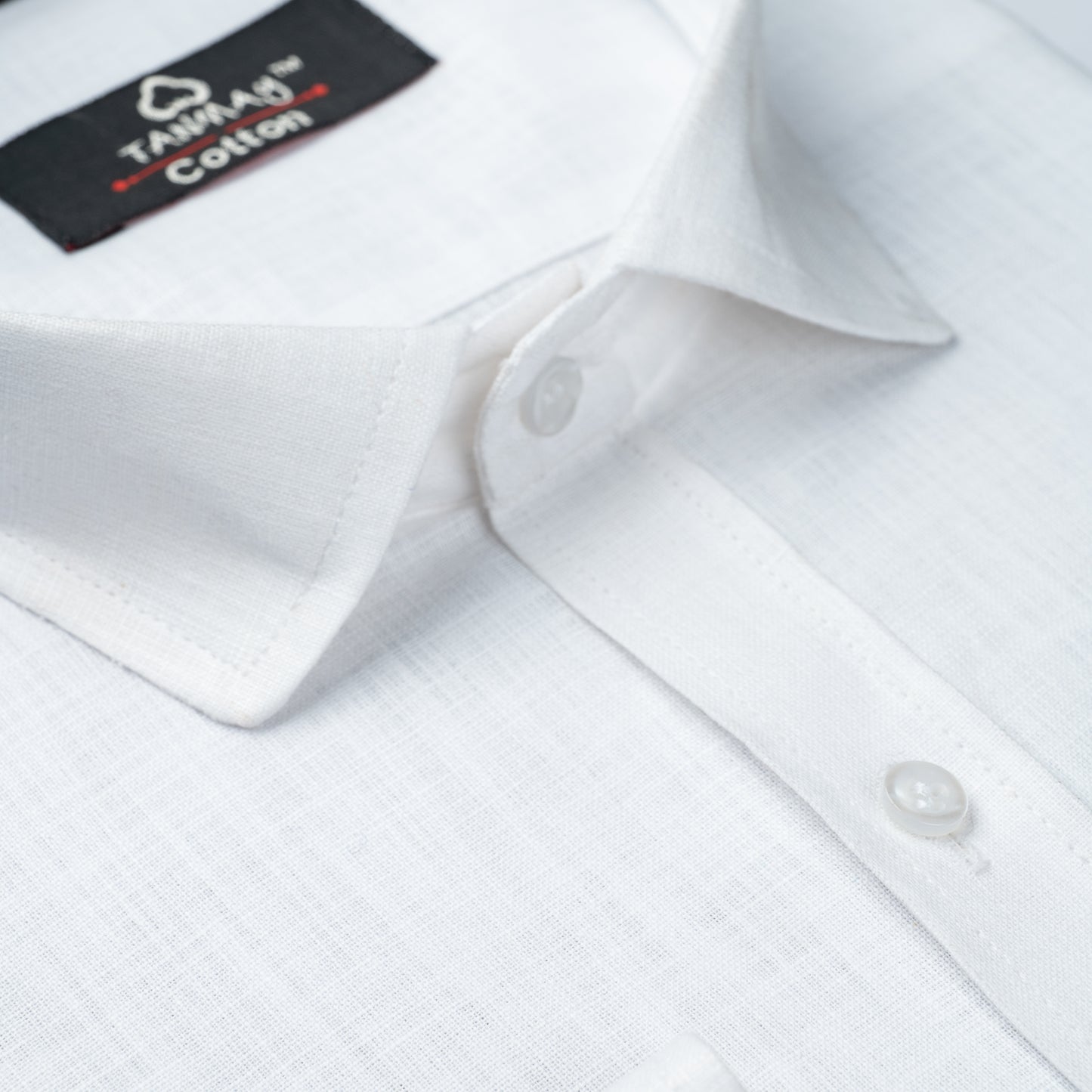 WHITE COLOR LINEN COTTON SHIRT FOR MEN