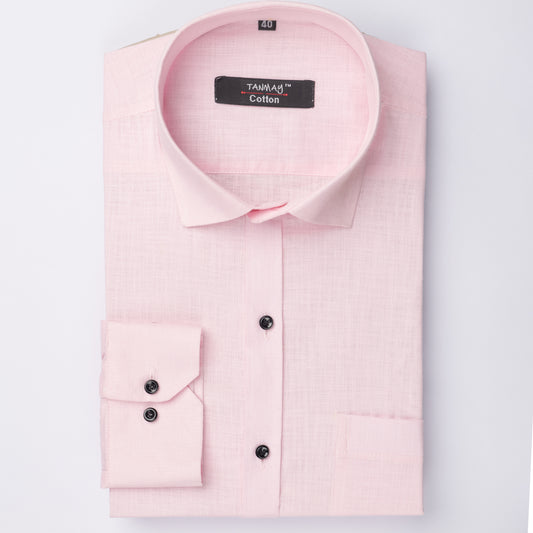 PINK COLOR LINEN COTTON SHIRT FOR MEN