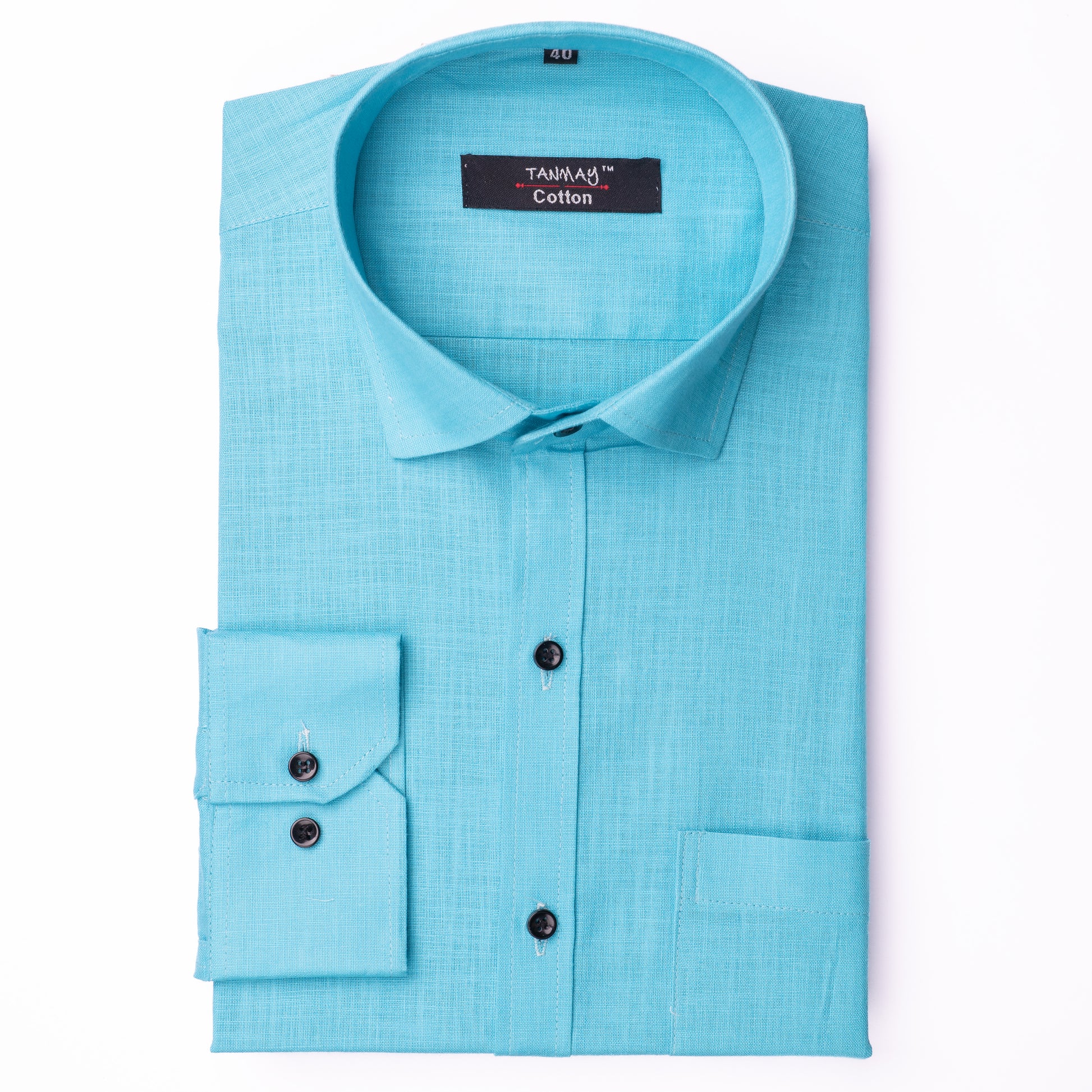 SKY Blue COLOR LINEN COTTON SHIRT FOR MEN