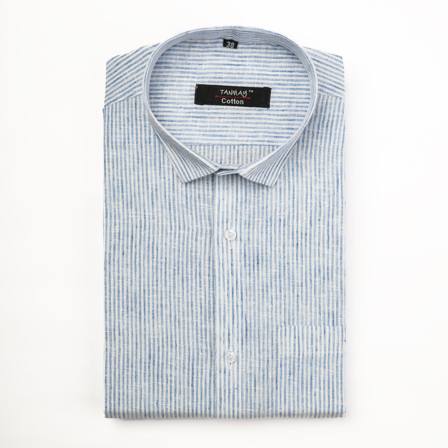 Light Blue Color Cotton Lining Shirts For Men