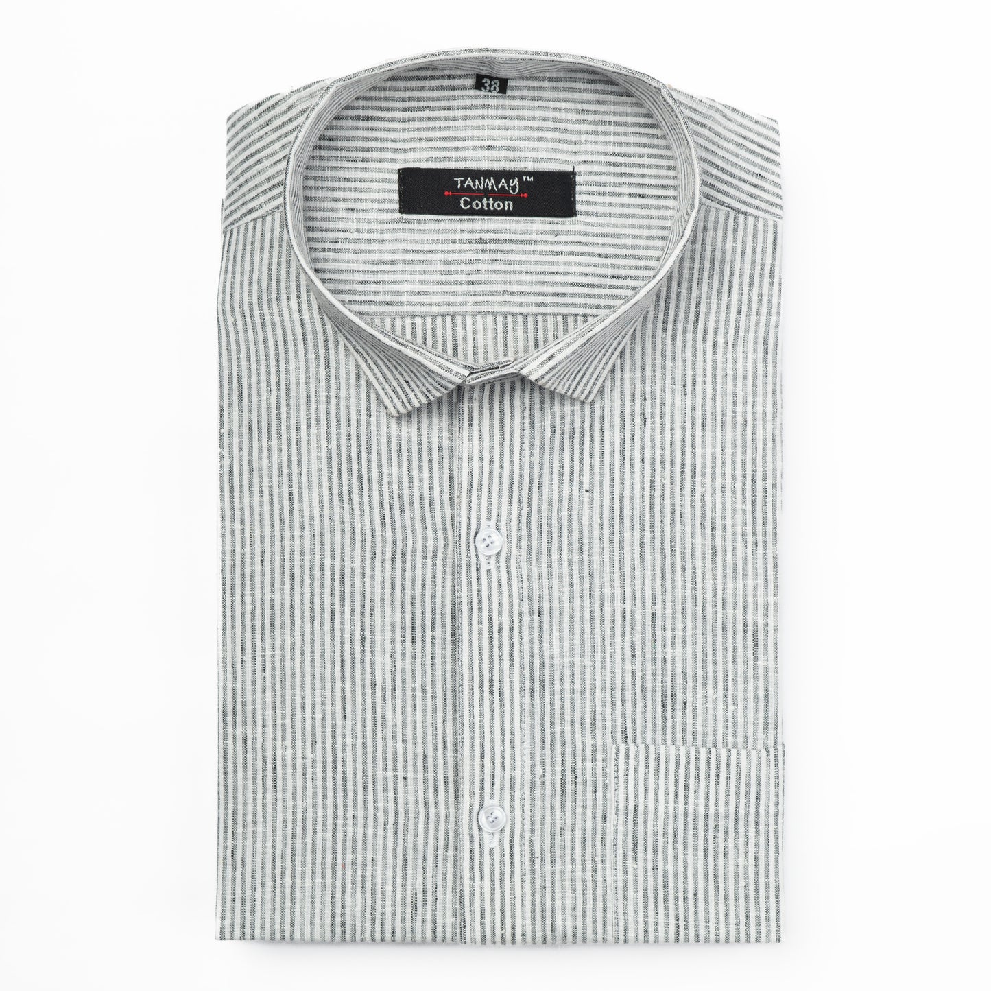 Grey Color Cotton Lining Shirts For Men