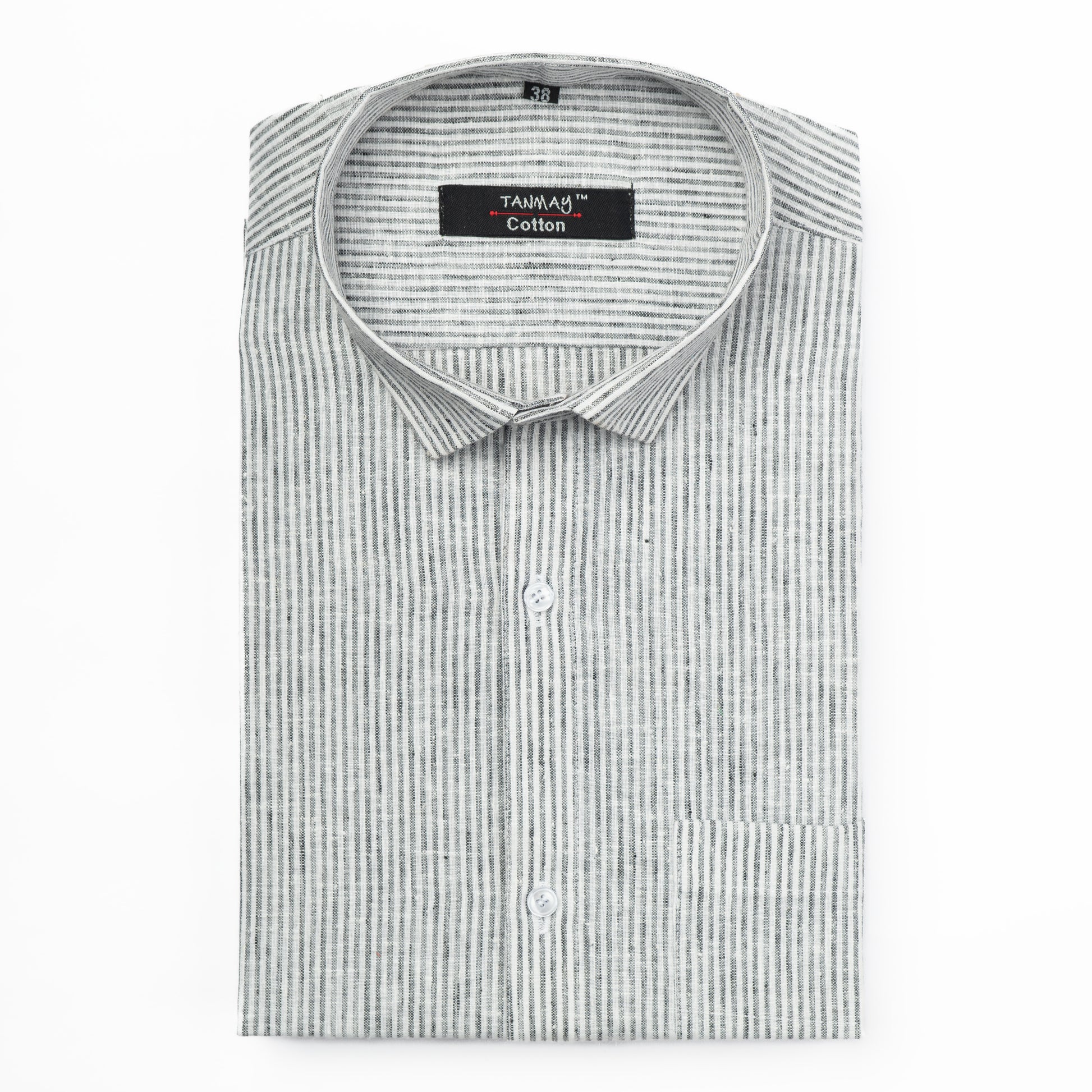 Grey Color Cotton Lining Shirts For Men
