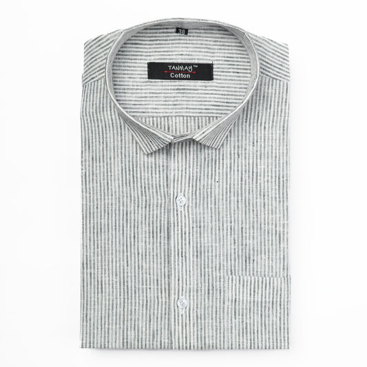 Grey Color Cotton Lining Shirts For Men