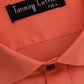 Cotton Tanmay Light Orange Color Formal Shirt for Men's