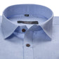 Cotton Tanmay Sky Blue Color Linen Fill Formal Cotton Shirt For Men's