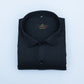 Black Color Mercerised Cotton Shirt For Men's