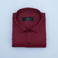 Maroon Color Mercerised Cotton Shirt For Men's