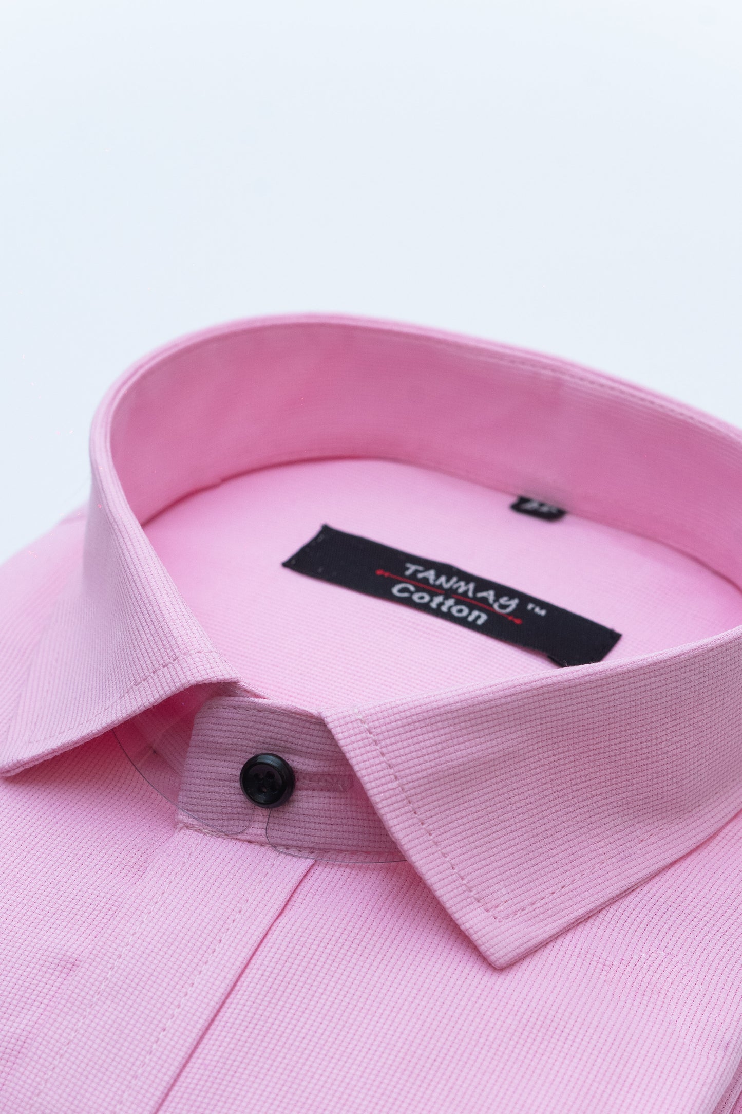 Rose Pink Color Mercerised Cotton Shirt For Men's