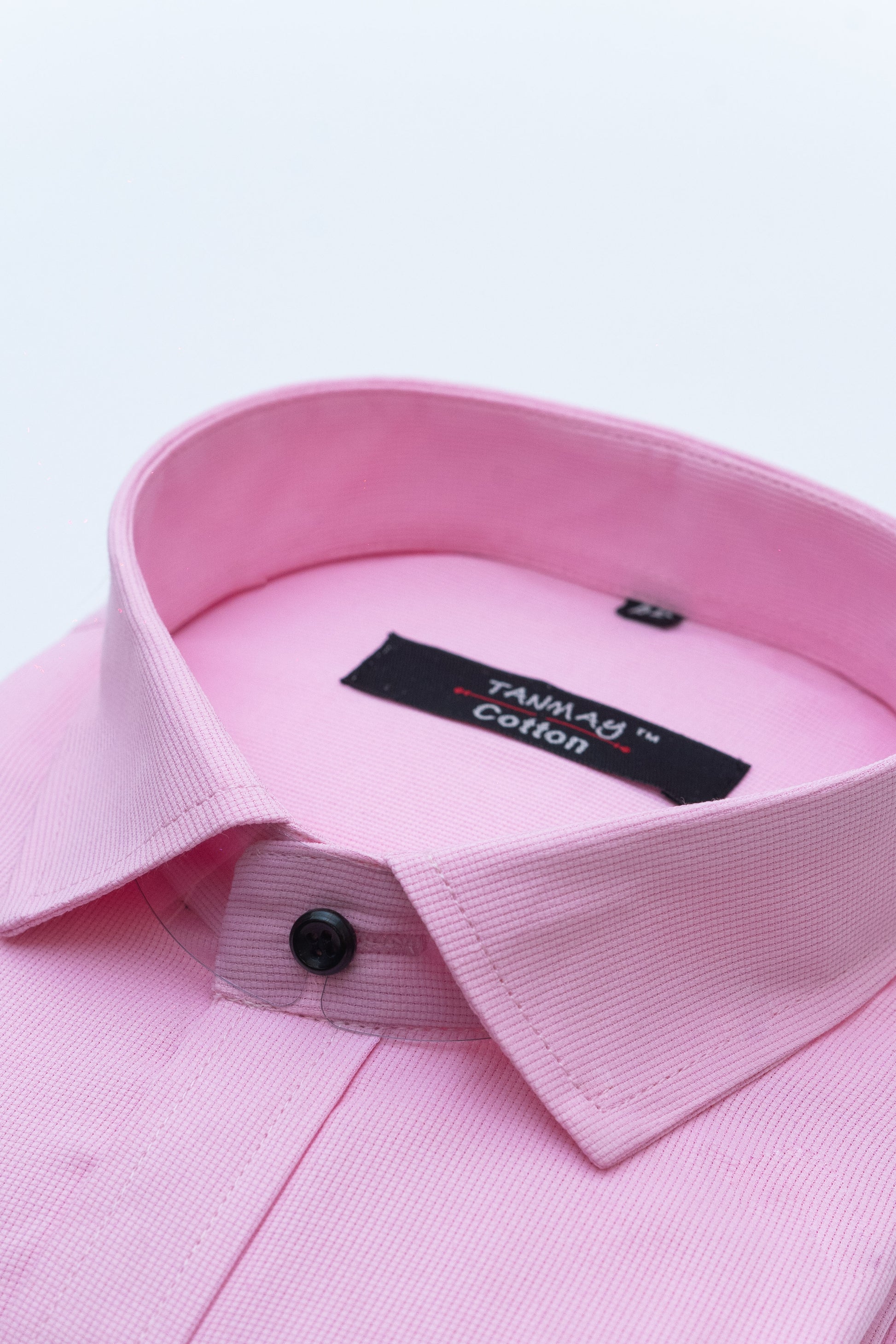 Rose Pink Color Mercerised Cotton Shirt For Men's