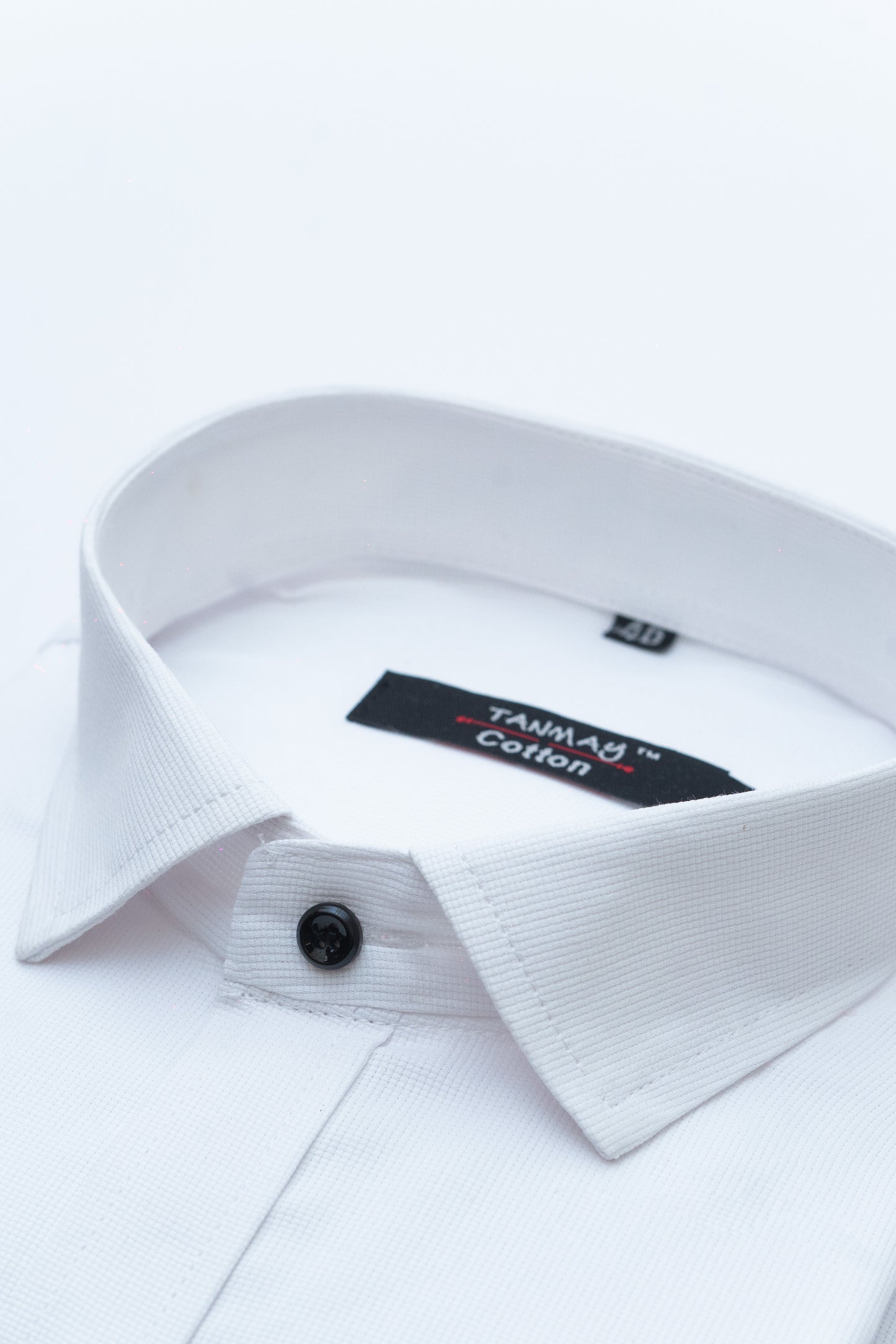 White Color Mercerised Cotton Shirt For Men's