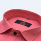 Strawberry Pink Color Mercerised Cotton Shirt For Men's