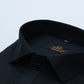 Black Color Mercerised Cotton Shirt For Men's