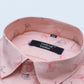 Apricot Orange Color Printed Shirt For Men's