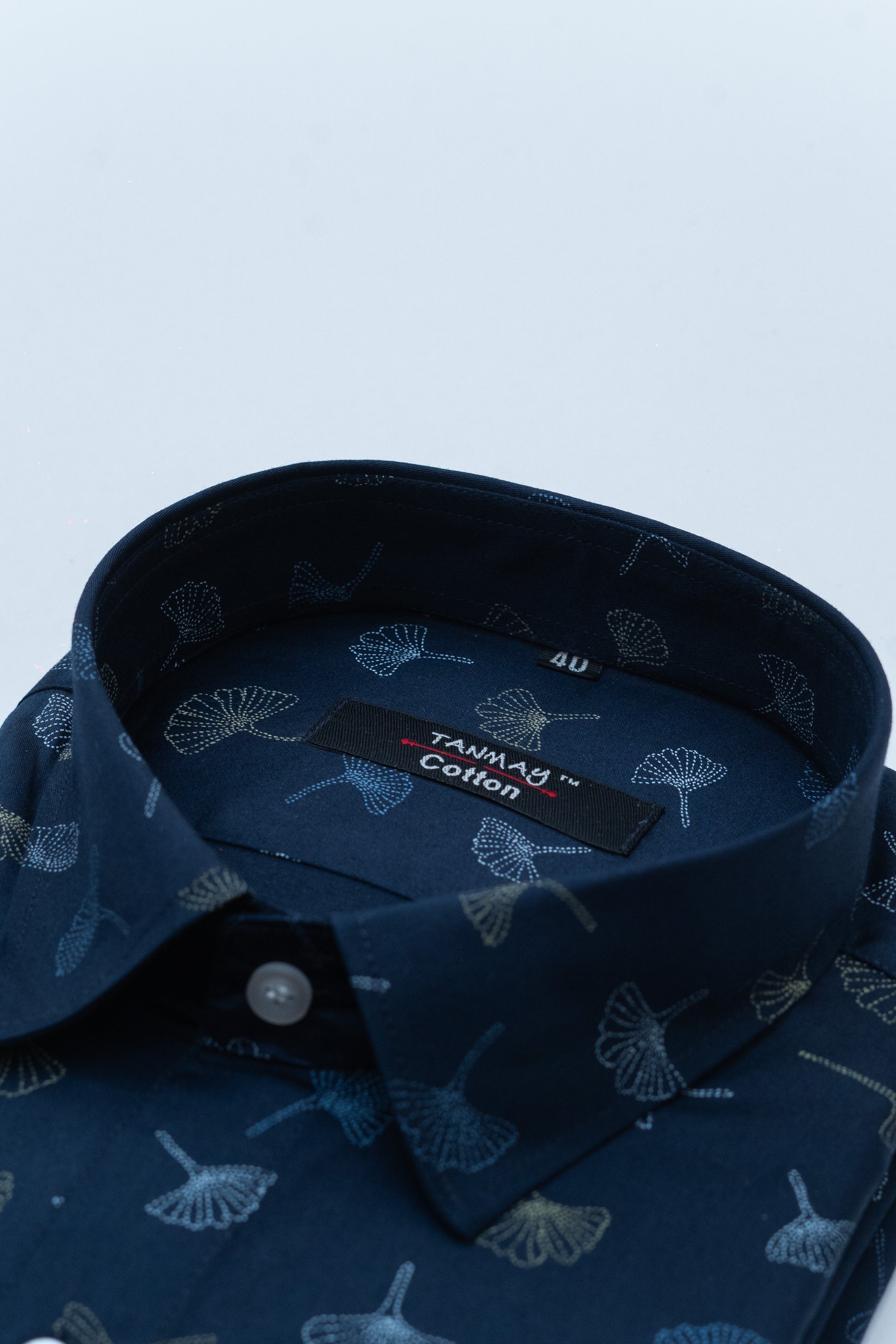Blue Color Printed Shirt For Men's