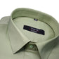 Green Color Lycra Cotton Shirt For Men's