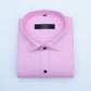 Rose Pink Color Mercerised Cotton Shirt For Men's