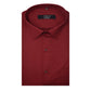 Maroon Color Lycra Cotton Shirt For Men's