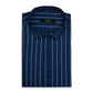 Blue Color 100% Lining Cotton Shirt For Men's