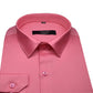 Pink Color Lycra Cotton Shirt For Men's